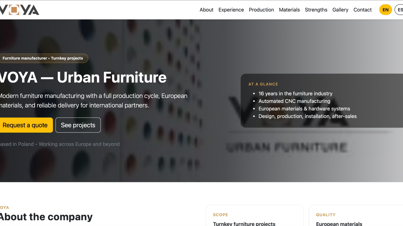 Concepto UI de WebVisa